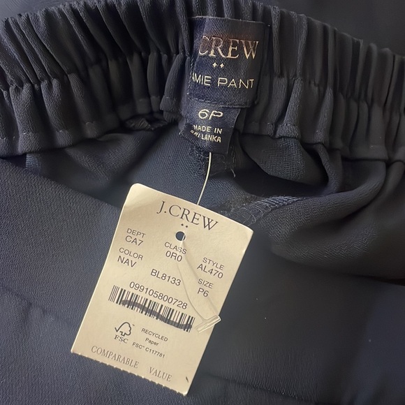 J.crew factory Jamie pant with elastic waist size 6 petite - Picture 13 of 14